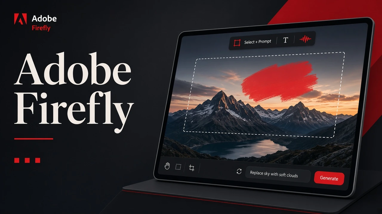 Adobe Firefly — owning post-generation creative control, 8 to 10 minute case study